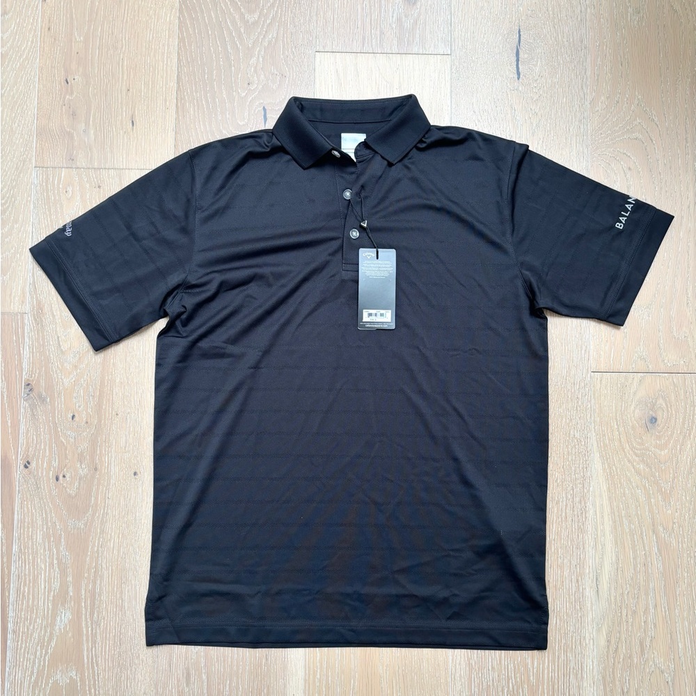 Callaway Classic Black Golf Polo Shirt